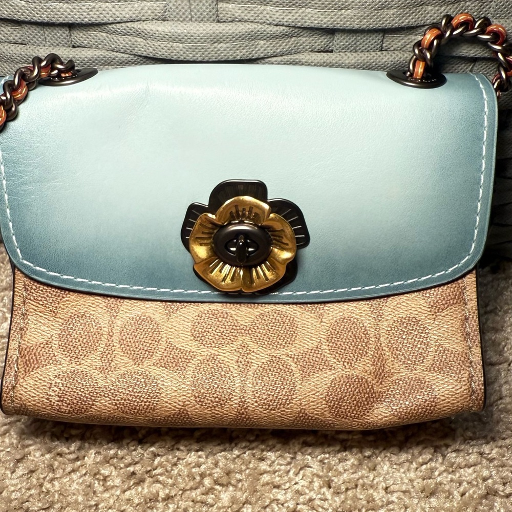 Coach Parker color block bag